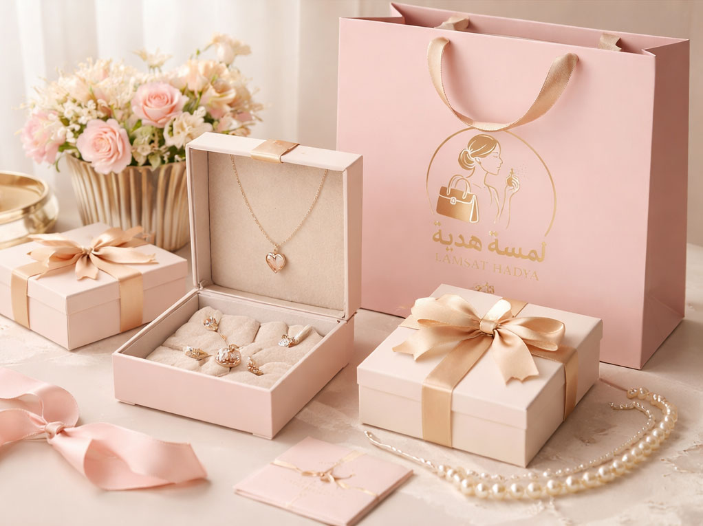 طقم تغليف كامل للهدايا